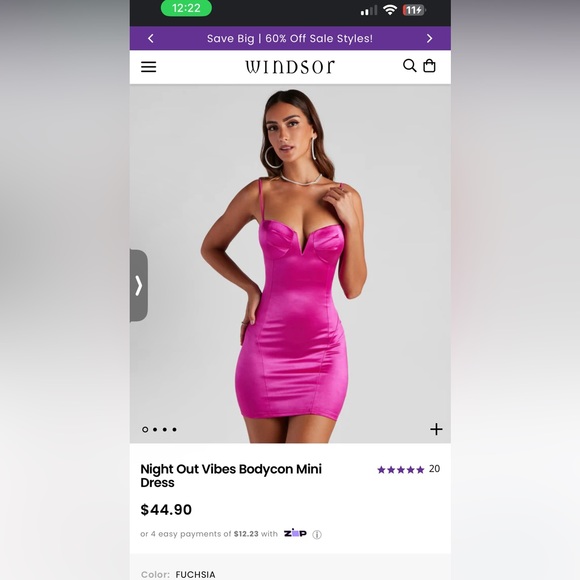 Blue Windsor homecoming dress size M - Picture 4 of 4